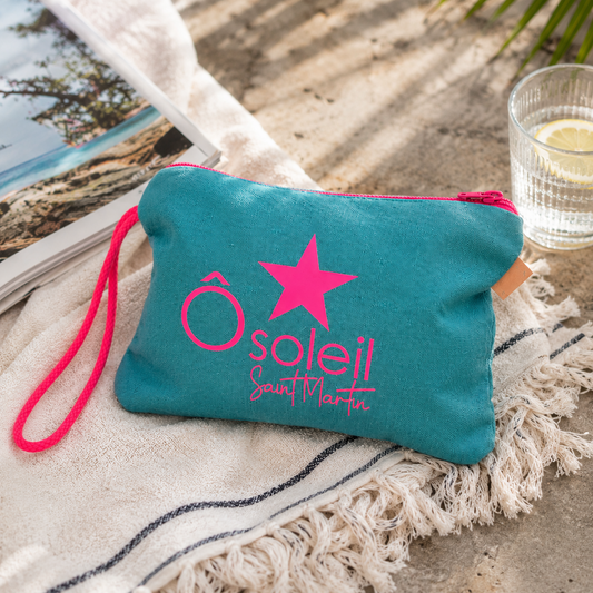 Pochette Lin "Lagon"