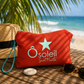 Pochette Lin "Corail"