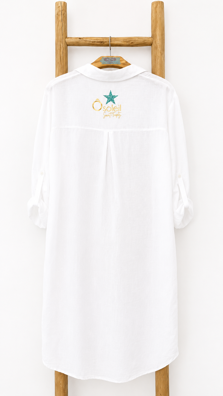 Robe chemise longue voile de coton "Vole"