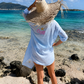 Robe chemise longue voile de coton "Vole"